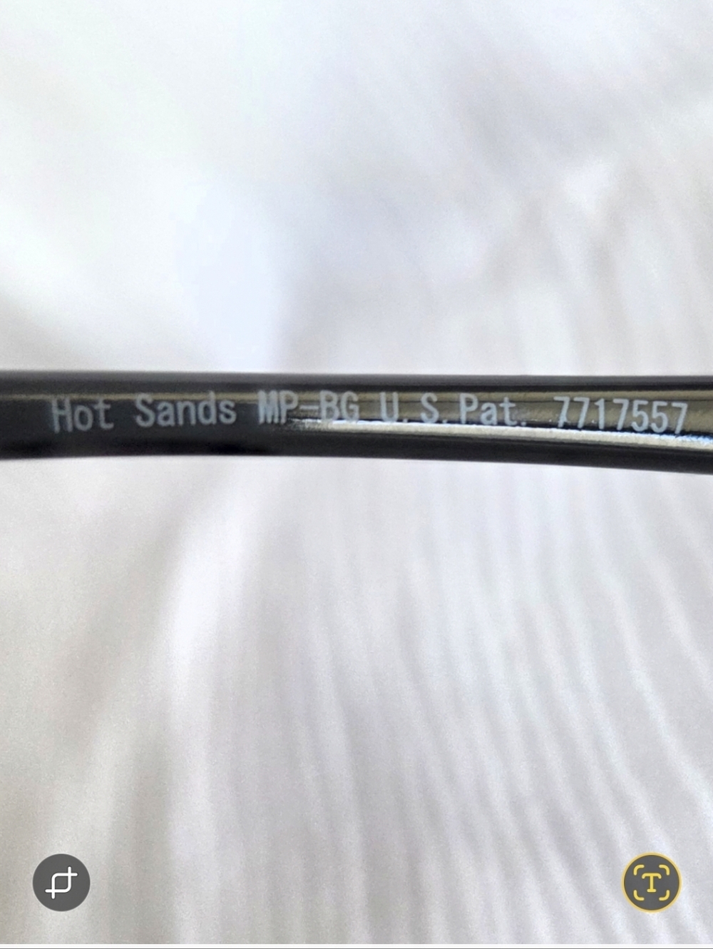 Maui Jim Hot Sands Glossy Black Sport Wrap Sunglasses (NO BOX). - Picture 5 of 7